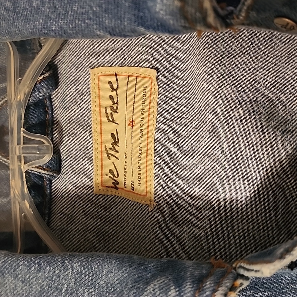 Free People Fringe Out Denim Jacket - Picture 8 of 10